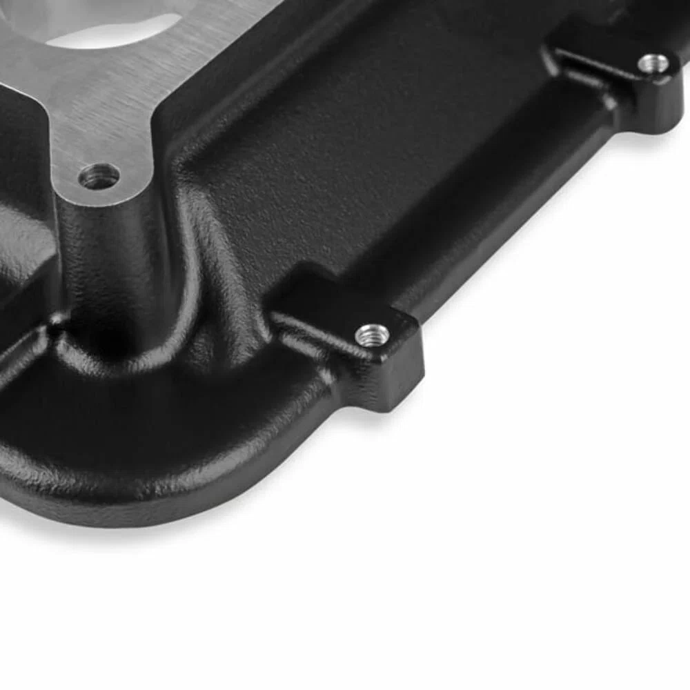 Mid-Rise Plenum Base Adapter Kit - GM LS1_LS2_LS6 - Black 300-267BK